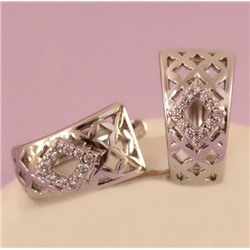 Серьги родий Н01-14546