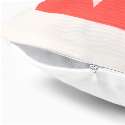 Подушка декоративная «Этель» Love, 40×40 см, велюр