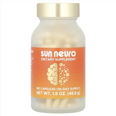 Sun Chlorella, Sun Neuro, 180 капсул (166 мкг в капсуле)