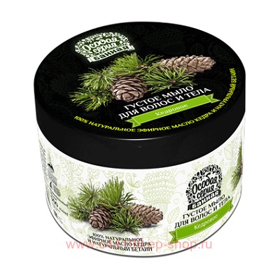 РК Особая серия Густое мыло для волос и тела Кедровое 500 мл