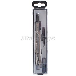 Набор чертежный "Техника" 125 мм 3 предмета пласт.пенал европодвес игольная вставка