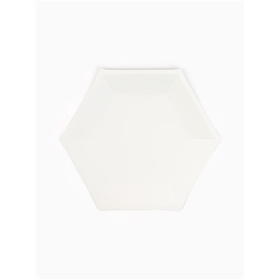 Посуда одноразовая бумажная на 20 персон, 40 предметов, мрамор белый