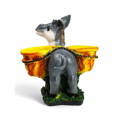 Декоративное кашпо для цветов «Ослик», 26×33×34 см, гипс