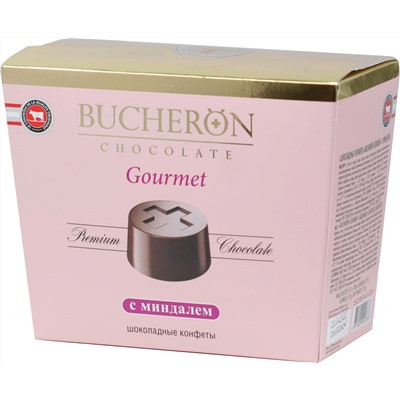 BUCHERON. Gourmet с миндалем 175 гр. карт.упаковка
