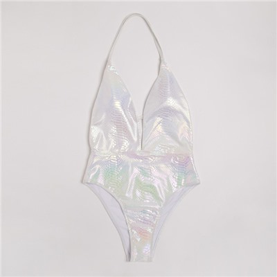 Купальник женский слитный MINAKU, размер 48, перламутровый