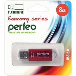 USB-флеш-накопитель PERFEO  8GB E01 Red economy series Perfeo