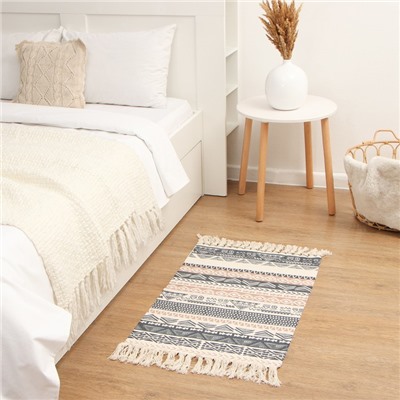 Коврик «Этель. Эко», 60×150 см, хлопок 50%