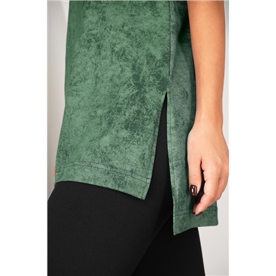 Женская удлиненная футболка с разрезами Happyfox