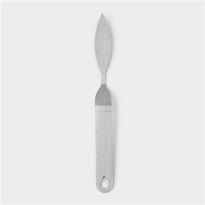 Лопатка кондитерская KONFINETTA, 22×2 см, рабочая часть 8×2 см, серебристая