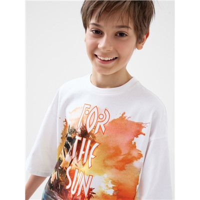 Фуфайка трикотажная для мальчиков (футболка)