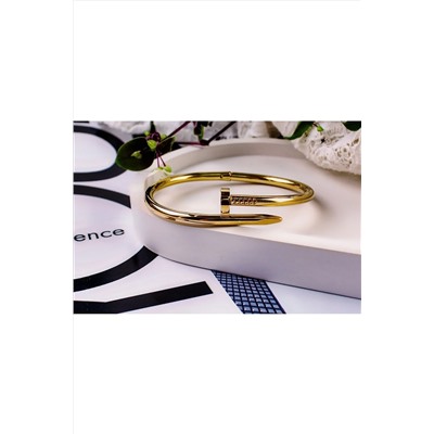 Браслет Гипоаллергенный из медицинского сплава, в стиле Картье Гвоздь + Подарок, в подарочном мешочке НАТАЛИ, 1131011