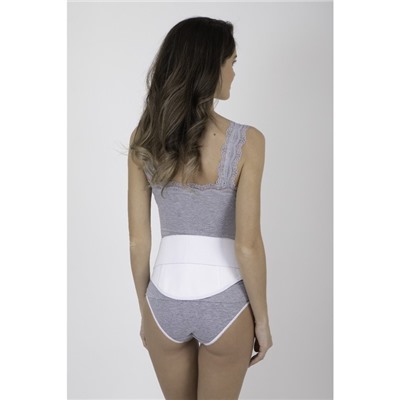 УЦЕНКА Пояс-корсет универсальный, эластичный, 85-95 см., цвет белый