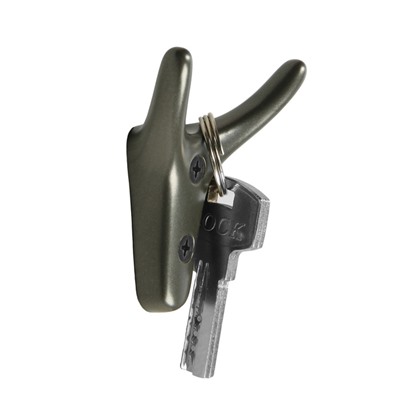 Крючок мебельный CAPPIO YAK, двухрожковый, цвет графит