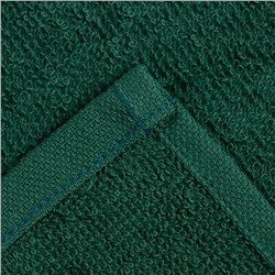 Салфетки махровые декоративные «Этель», 6 шт., 30×30 см, хлопок 100%, зелёные