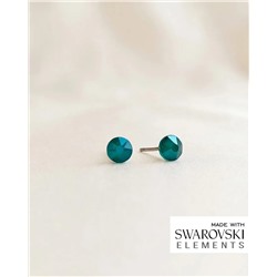 Серьги с кристаллами Swarovski