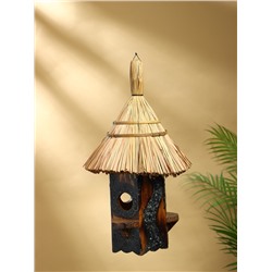 Подвесной декор «Скворечник», 25×25×44 см, дерево, коричневый
