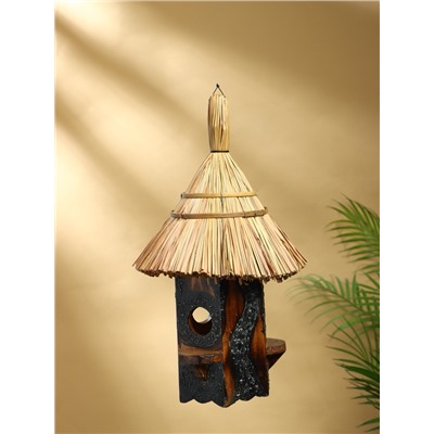 Подвесной декор «Скворечник», 25×25×44 см, дерево, коричневый