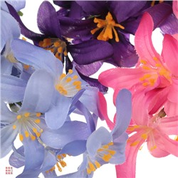 Цветок искусственный Гиацинт, пластик, 25см, 3 цвета