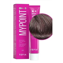 TEFIA Mypoint 6.41 Перманентная крем-краска для волос / Темный блондин медно-пепельный, 60 мл KRISTALLER, 1108786