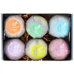 Artnaturals, Бомбочки для ванны, 6 шт., 113 г (4 унции) каждая