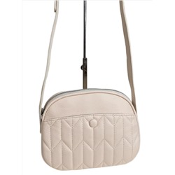 Женская сумка из искусственной кожи, цвет молочный