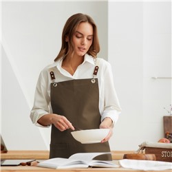 Фартук Этель Minimalist design, 60×70 см, лён 45%, хлопок 55%, 395 г/м²