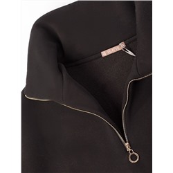 Джемпер из премиального футера трехнитки с начесом