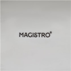 Салатник Magistro «Рыбка», 2 л, 31×17×10.5 см, фарфор, белый
