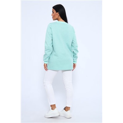 Свитшот 375709 в полоску повседневный трикотажный НАТАЛИ, 1065364