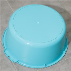 Таз хозяйственный, 10 л, пластик, МИКС