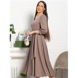 Платье трикотажное Ирина НЬЮ (кофе) П15220-9М