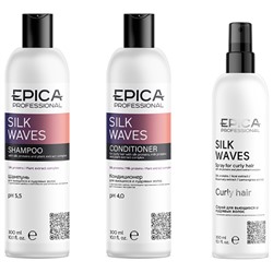 EPICA Набор Silk Waves (шампунь 300мл + кондиционер 300мл + спрей 300мл)