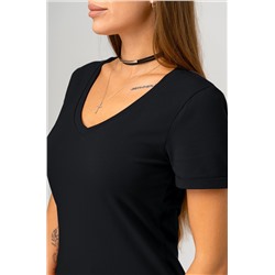 Женская футболка с V образным вырезом Happyfox