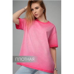 Женская футболка оверсайз с эффектом градиент Happyfox