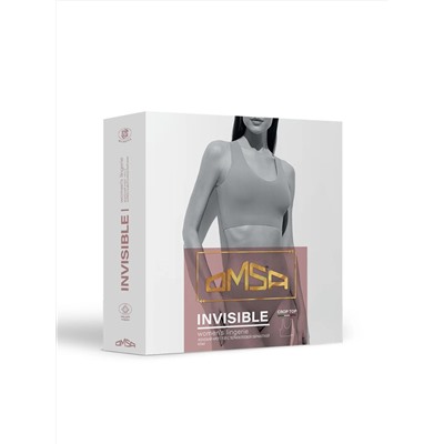 Omsa Топ 4. OmD 1143B Invisible Ribana Майка "Топ" женская (кроп-топ на широких бретелях с вкладышами), PA