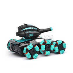 Машина "Торнадо" с пушкой и паром, на р/у 27 MHz, в коробке