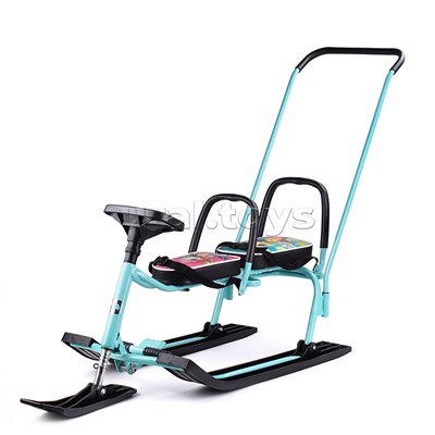 Игрушка Снегокат детский 505 "TWINS BABY PUSH" для двоих (Черепашки)