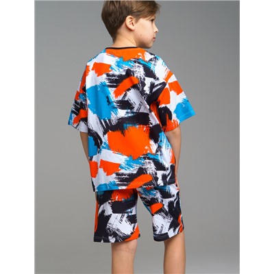 Комплект трикотажный для мальчиков: фуфайка (футболка), шорты