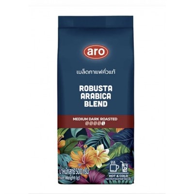 Тайский зерновой кофе Арабика- Робуста 500 грамм