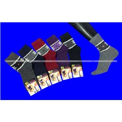 Термоноски женские ангора шерсть Снежинки арт. 567