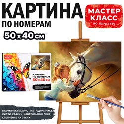 Набор для рисования "Картина по номерам 50х40 см. Искренность"