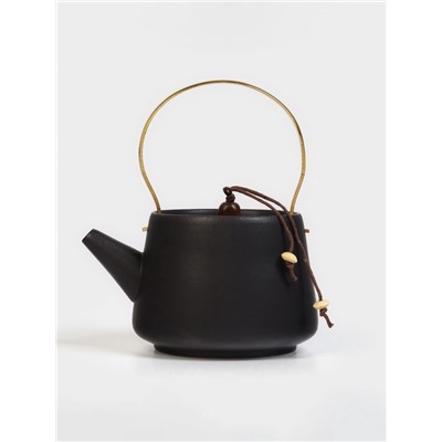 Набор для чайной церемонии «Мияма», 9 предметов, на 4 персоны, чашка 40 мл, чайник 200 мл, керамика, чёрный