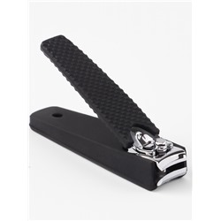 Кусачки книпсер маникюрные, 6.2×1.7 см, цвет чёрный, серебристый