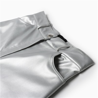 Брюки женские MIST Celebration, размер 42, серебряные