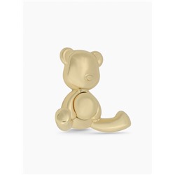 Крючок мебельный CAPPIO BEAR, двухрожковый, цвет золото