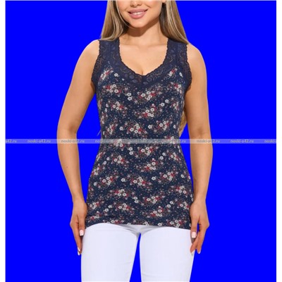 Майки женские Miss Emma Турция Кружево Цветочки код 9151 (код 9164, 1983, 9216)