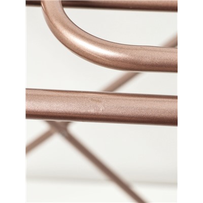 УЦЕНКА Сушилка для белья напольная, рабочая длина 18 м, цвет розовое золото