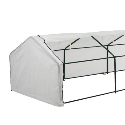 Мини-теплица, 3.7×1.4×1.15 м, стальной каркас d=16 мм, спанбонд 60 г/м²