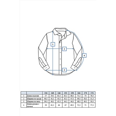 Рубашка PLAYTODAY, 911154
