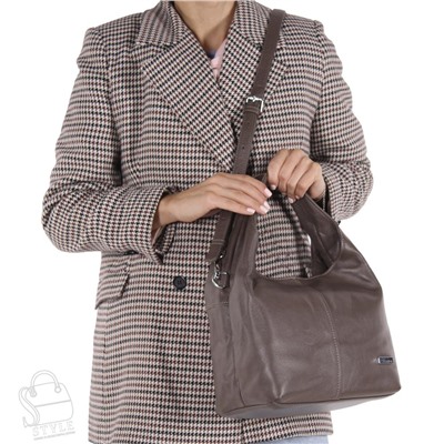 Сумка женская кожаная 970332 khaki Velina Fabbiano-Safena